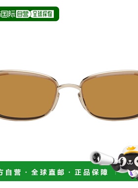 1h可退 潮奢 LOEWE 罗意威 女士 金色 Seashell 太阳镜 LW40159U5