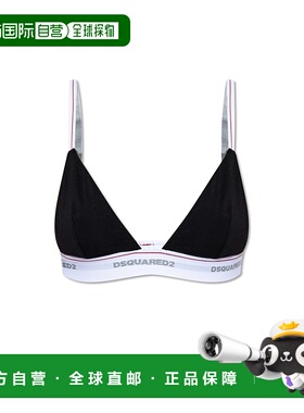 DSQUARED2 女士文胸 D8R1057900010 AW2024 黑色 Logo Bra内衣