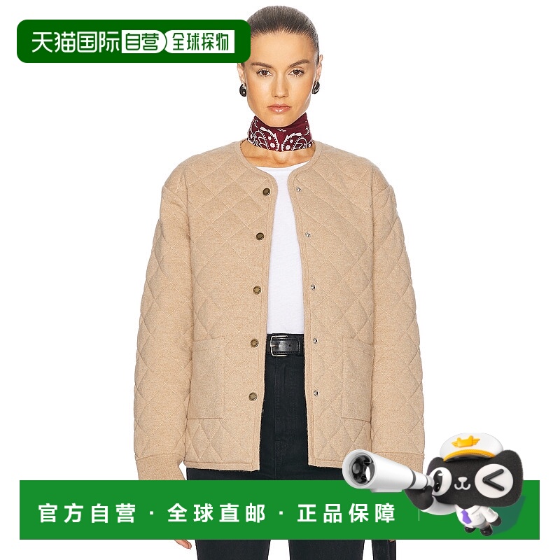 1h可退 潮奢 Guest in Residence 女士 绗缝内衬羊绒夹克 W12619Q
