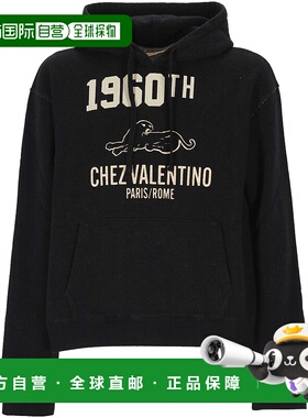 VALENTINO 男士针织衫 7V3MF29MB1M9RA CO SWEATSHIRTS 黑色卫衣
