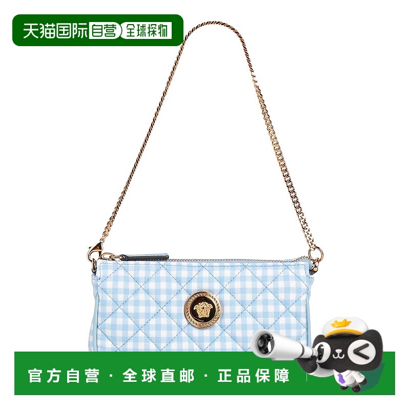 1h可退 潮奢 Versace 范思哲 女士 手袋 blue蓝色 舒适时尚