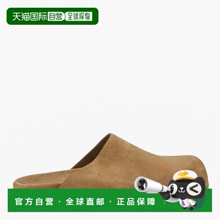 RICK OWENS 男士拖鞋  SS2026 RU01F2809LCSU104棕色男鞋一脚蹬
