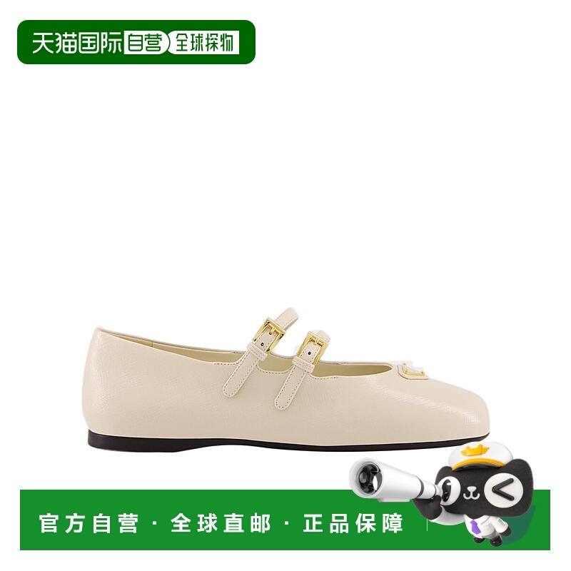 1h可退 prada 女士 时尚休闲鞋普拉达芭蕾舞鞋女鞋单鞋玛丽珍鞋