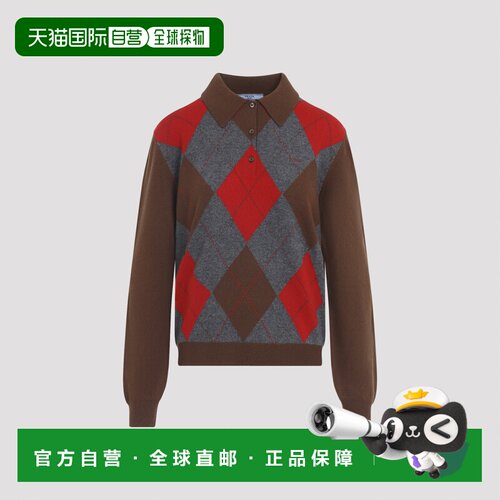 PRADA 女士针织衫 P24G3PSOOO6519F0CQJ AW2026 棕色