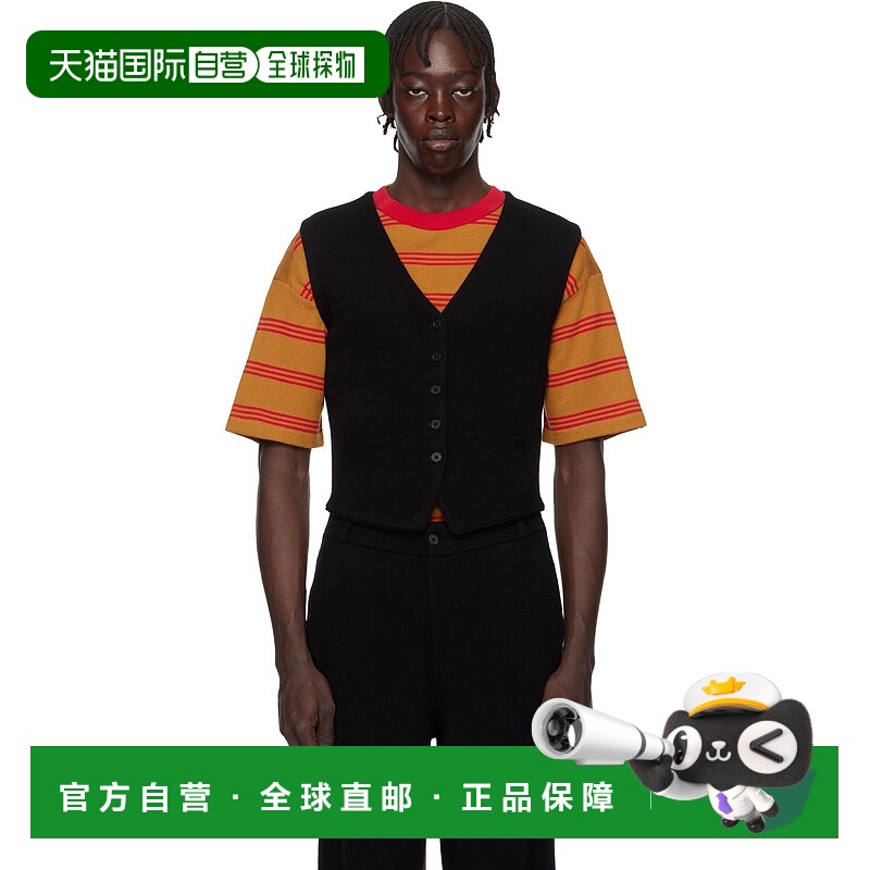 1h可退 潮奢 Guest in Residence 男士 黑色 Tailored 马甲 W1031