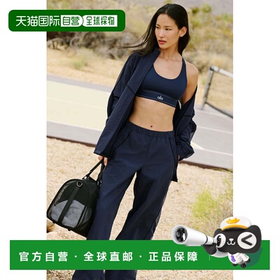 alo yoga 舒适透气高腰宽松阔腿裤休闲裤 女款w54204r