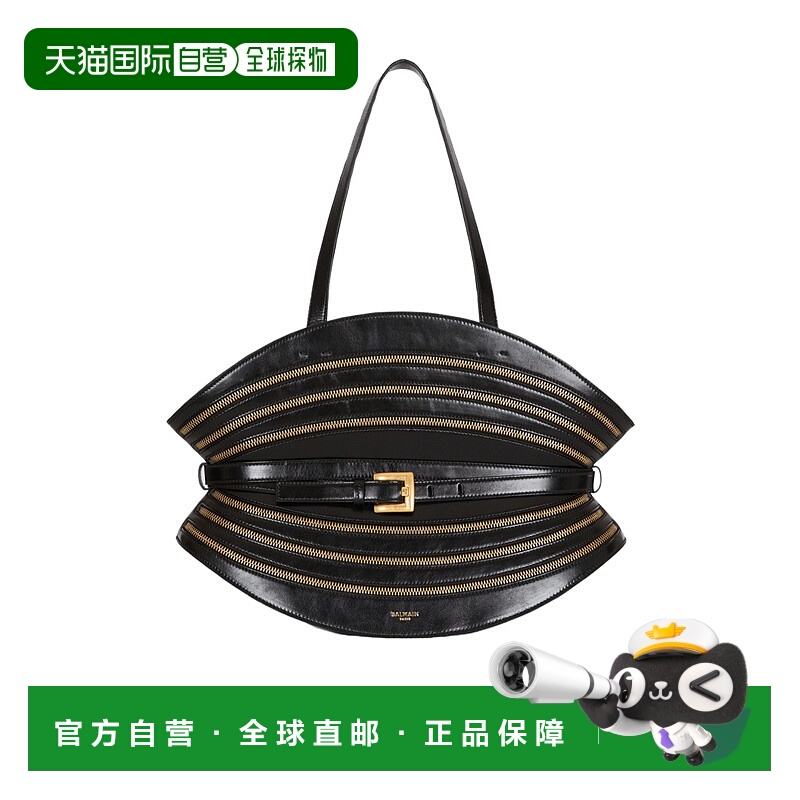 1h可退 BALMAIN 女士手提包 FN0DQ023LMZP0PA AW2025 花色 中号 S