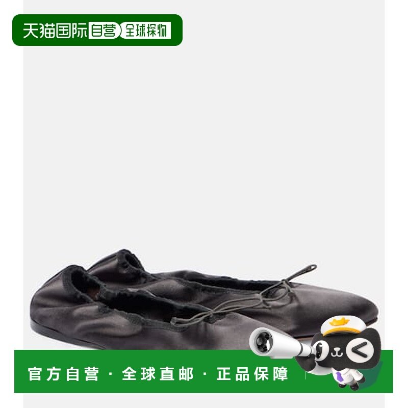1h可退 潮奢 The Row 女士 Awar 绸缎芭蕾舞鞋 grey灰色 舒适时尚