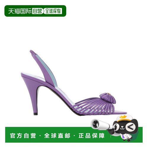 VALENTINO 女士凉鞋 WS0LU8DMD699 SS2026 紫色 圆头高跟凉鞋