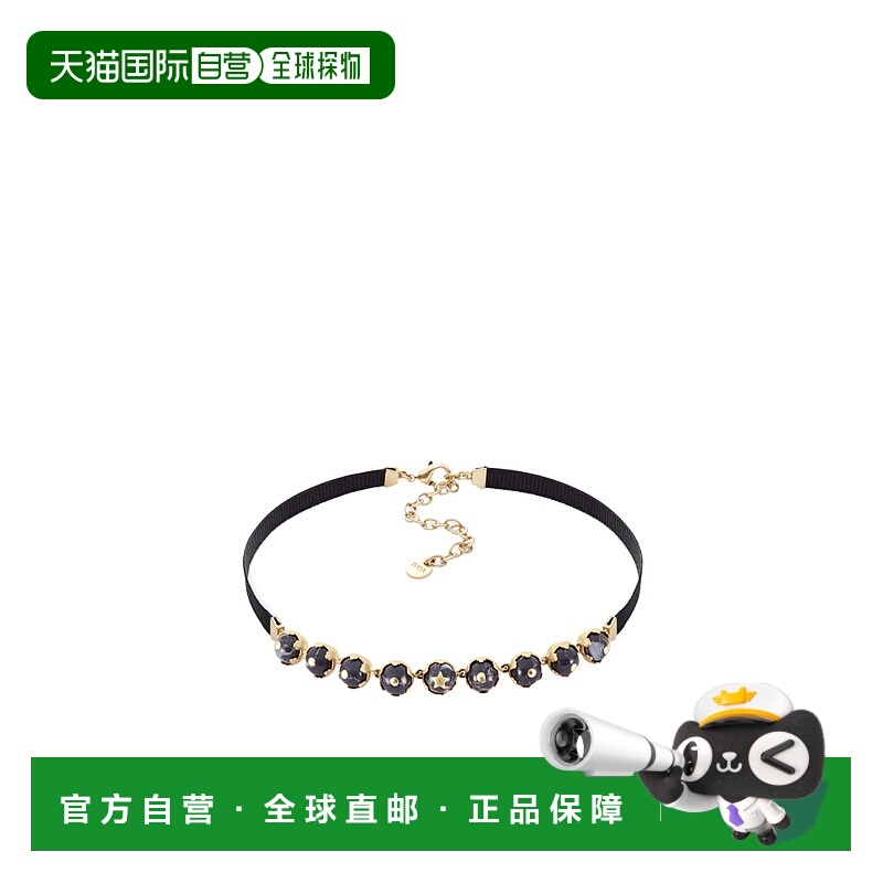1h可退 DIOR 女士项链 N2118WOMGMD307 SS2023 黑色 D-RENAISSANC