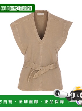 LEMAIRE 女士T恤 TO1227LD1043BG223 SS2025 灰色