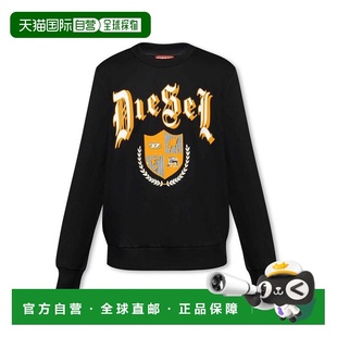 男士 黑色 针织毛衣 AW2023 圆领卫衣 A110530HAYT9XX DIESEL