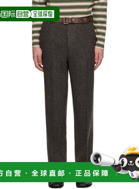 1h可退 潮奢 AURALEE 男士 灰色长裤 A25AP04LS 舒适时尚男装