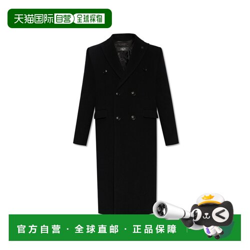 AMIRI 男士T恤 PS24MOS0590001 CO 黑色 Double-breasted coat