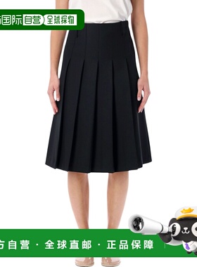 A.P.C. 女士半身裙 F06502PSALPLZZ SS2026 中裙黑色A字裙