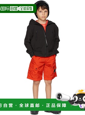 1h可退 潮奢 C.P. Company 女童 红色 Chrome-R 儿童短裤童装 12C