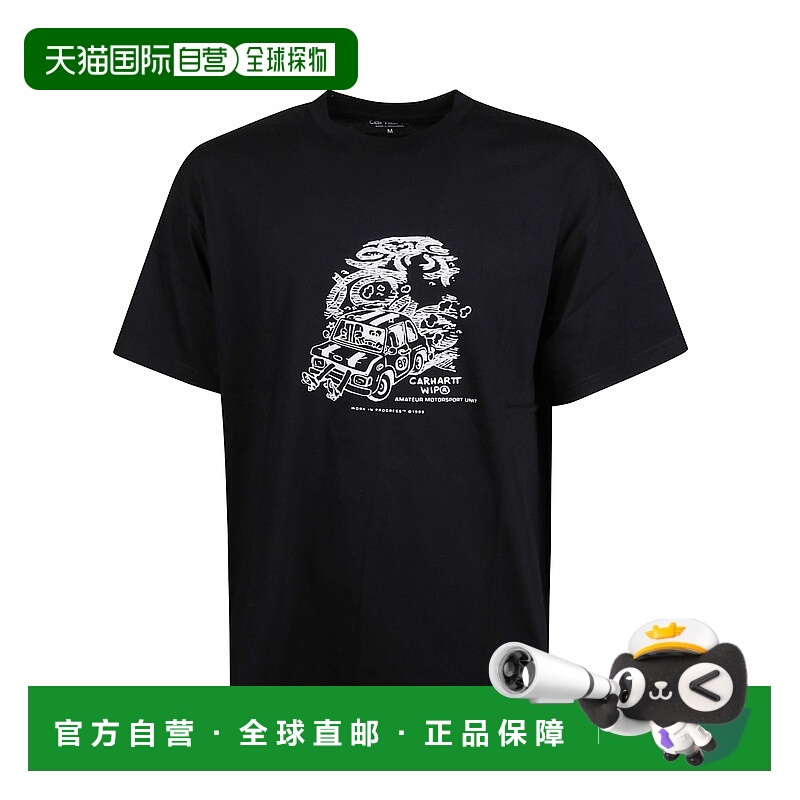 1h可退 CARHARTT WIP 男士T恤 I03550089XX AW2025 黑色