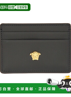 VERSACE 男士卡包 DPN24671A146751B00V CO 黑色 La Medusa卡包