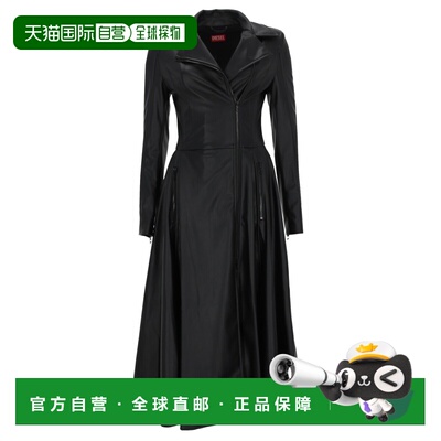 DIESEL 女士连衣裙 A209120CHAJ9XX SS2026 黑色 【付后1h可退】