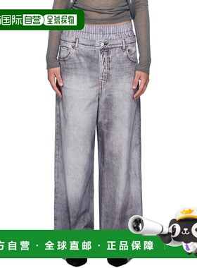 1h可退 潮奢 Acne Studios 艾克妮 女士 灰色印花长裤 AK0918