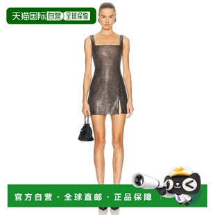 潮奢 青铜色人造钻石迷你连衣裙 Self 女士 RS26 Portrait 1h可退