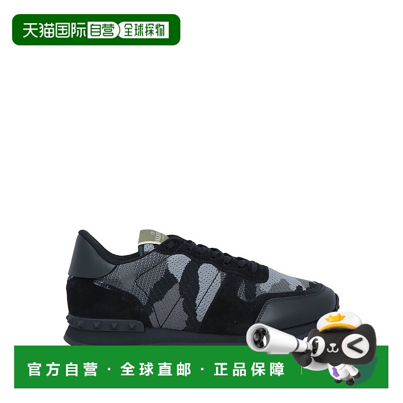 1h可退 潮奢 Valentino 华伦天奴 男士 运动鞋 black黑色 舒适时