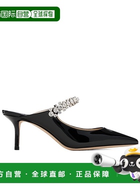 JIMMY CHOO 女士高跟鞋 BING65BLACK SS2025 黑色 Bing 65 穆勒鞋