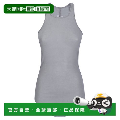 RICK OWENS 女士背心吊带 RP02F510148 AW2026 灰色 Canotta Basi
