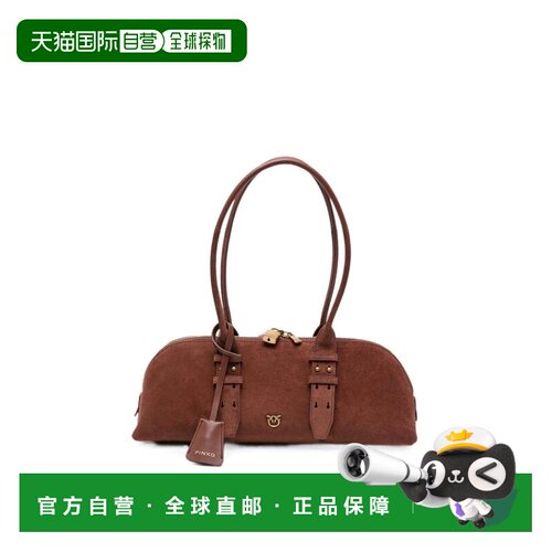 PINKO 女士单肩包 106169A2JHL88Q AW2026 棕色 S【付后1h可退】