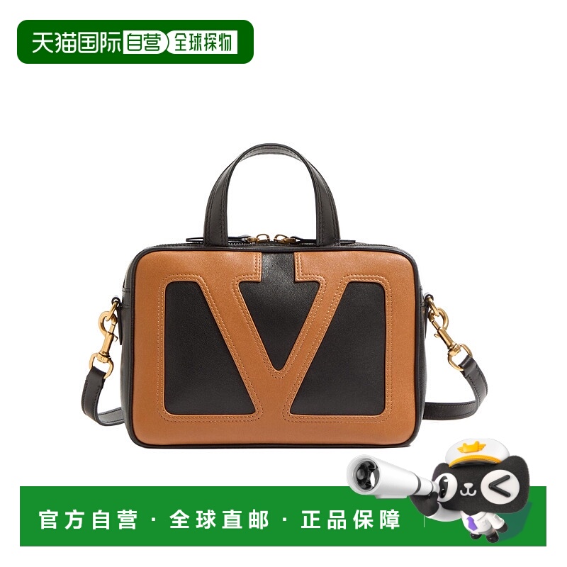 1h可退 VALENTINO 女士手提包 WB0R73PTJRFA CO 咖啡色 拉链斜挎