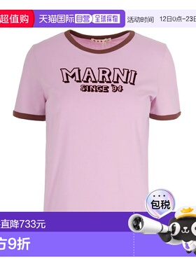 MARNI 女士T恤 THJE0390P0USCY91LOC20 SS2026 粉红色