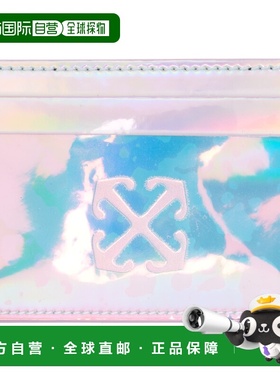 1h可退 潮奢 off-white 女士 粉色 Jitney Iridescent 卡包 OWND0