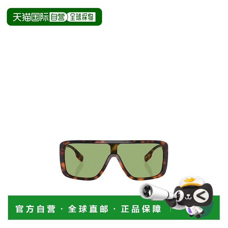 1h可退 BURBERRY 男士太阳镜 BE4401U30022 AW2024 绿色 徽标太阳