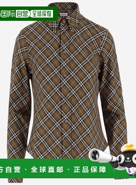 BURBERRY 女士衬衫 8098251C1477 AW2024 绿色 W24-WW-SIP-2.2.05