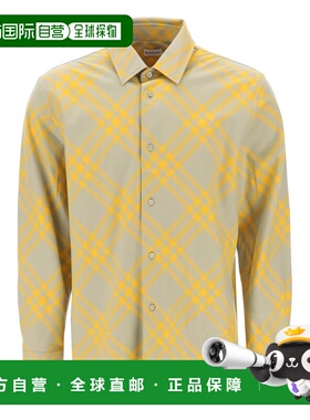BURBERRY 男士T恤 8079165B7363 SS2024 黄色 Burberry cotton ch