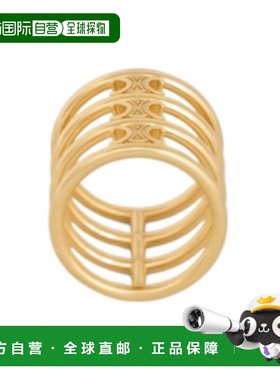 CELINE 女士手链手镯 460YB6BRA35OR SS2024 金色 徽标手链