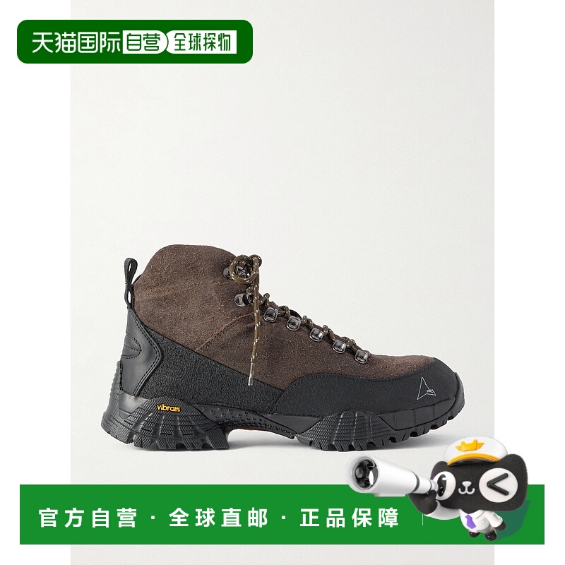 1h可退 潮奢 Roa 男士 Andreas 混搭橡胶边绒面革登山靴 NBUW1383