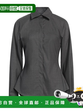 1h可退 潮奢 RÓhe 女士 Blouses 纯色衬衫 grey灰色 舒适时尚