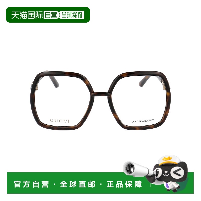 1h可退 GUCCI 女士眼镜 GG0890O002 SS2025 黑色 GUCCI Optical