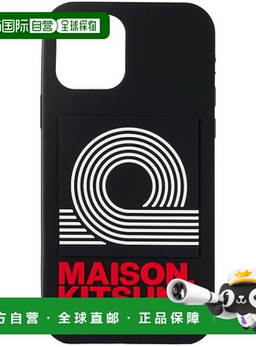 1h可退 潮奢 MAISON KITSUNE 女士 黑色 Anthony Burrill 联名 iP