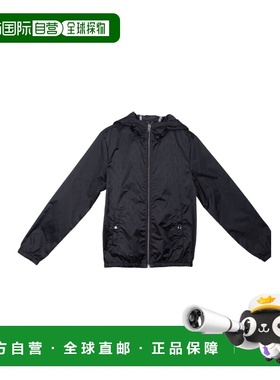 HERNO 男童夹克 GI0039B122899300 SS2020 黑色 连帽长袖夹克