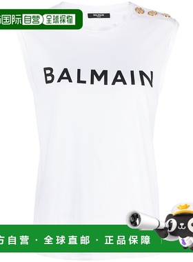 BALMAIN 女士T恤 CF1ED001BB02GAB AW2025 白色