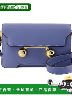 MARNI 女士单肩包 SBMP0193U0P6948 AW2024 蓝色 Marni Mini Shou