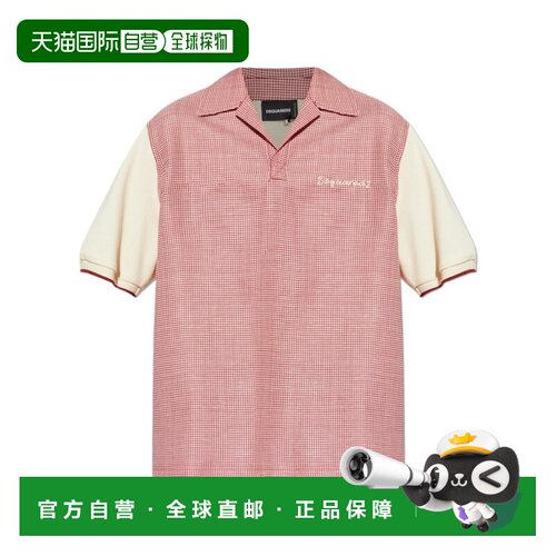 DSQUARED2 男士衬衫 SS2026亚麻短袖 S74DM1023D35460001F