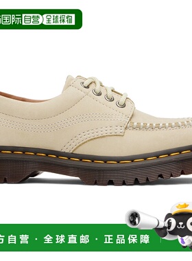 1h可退 潮奢 Dr. Martens 马丁大夫 女士 灰白色 Lowell 德比鞋 4