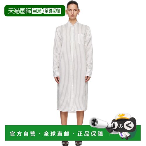 toteme 女士 白色 Striped Summer Tunic 连衣裙 253WRT0579FB043