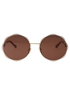 CHLOÉ 女士眼镜 CH0202S004 SS2026 棕色 Sunglasses
