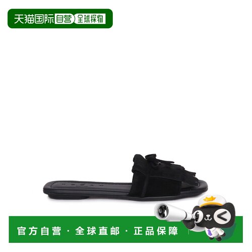 HOGAN 女士凉鞋 HXW6850FR50BTMB999 SS2025 黑色 流苏凉鞋