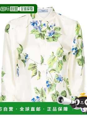 PRADA 女士衬衫 P405HSOOO14NZF0K74TALCO SS2025女装