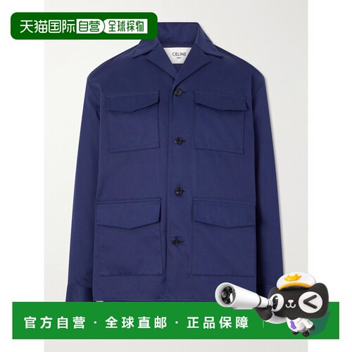 Celine 思琳 男士 棉缎衬衫式夹克 RV1PX4J13
